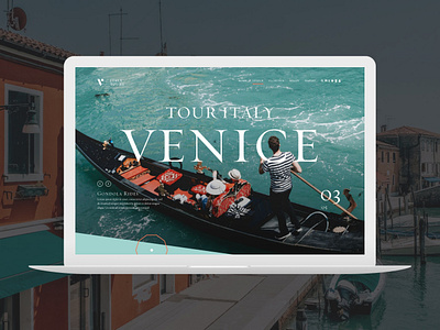 Venice Tours - Home design graphic design ui ux web web design website
