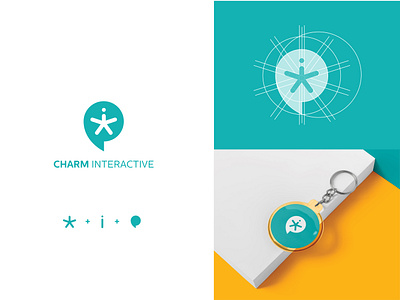 Charm Interactive Logo Design - Brand Identity animation brand design brand identity branding charm logo graphic design logo logo maker logo type marketing agency marketing logo motion graphics visual identity