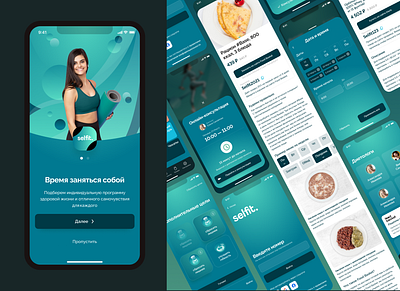 Fitness App fitness mobile app training ui ux