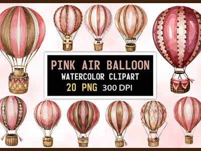 Pink Air Balloon pink nursery decor