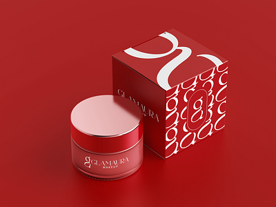 Glamaura Makeup Logo Design Presentation adobe animation branding design graphic design illustration logo ui ux vector