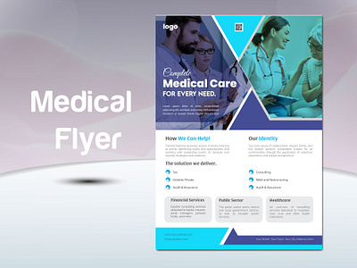 Medical Flyer ads advart branding business emargency flyer health marketing medical print