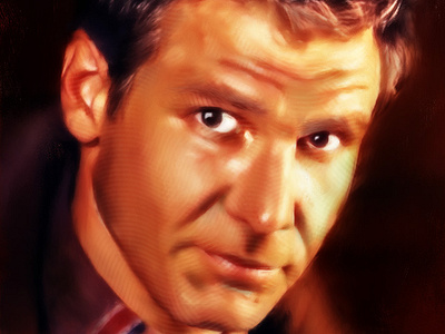 Deckard illustration illustrator painter photoshop portrait procreate