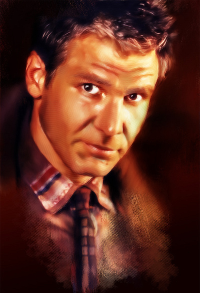 Deckard illustration illustrator painter photoshop portrait procreate