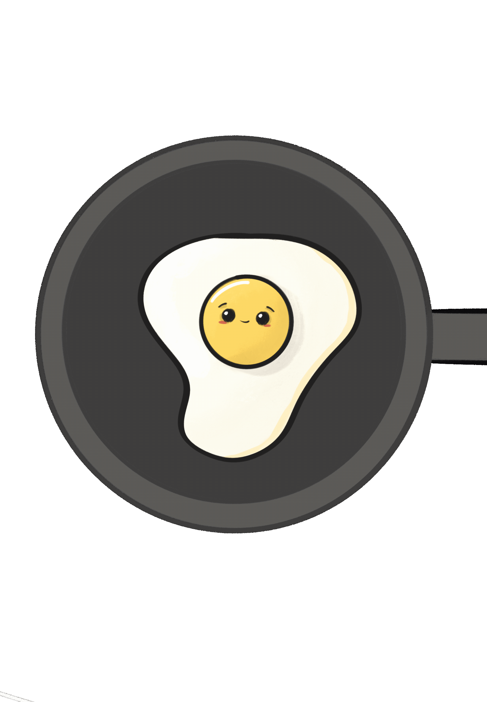 kawaii egg gif animation sticker loop animation branding cute graphic design logo motion graphics whimsical