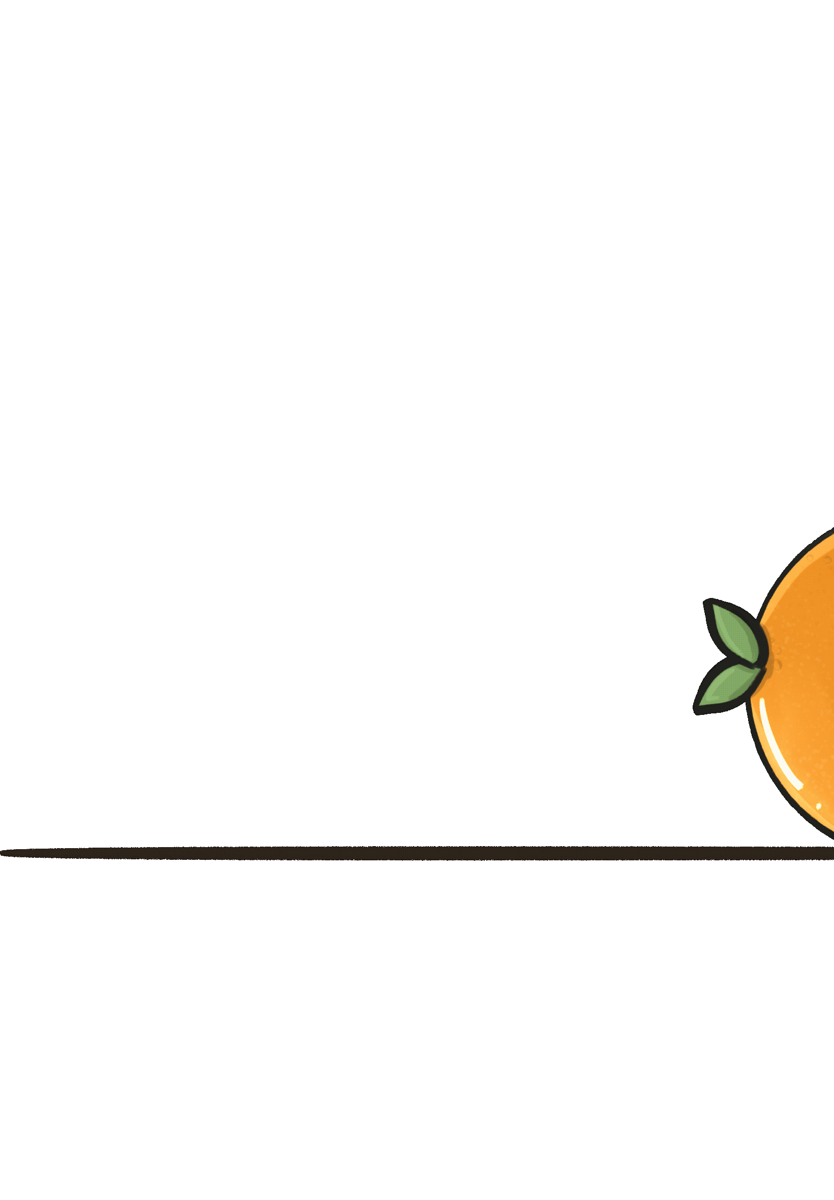 kawaii orange illustration gif animation sticker loop whimsical