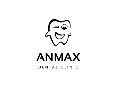ANMAX Dental Clinic 2d animation branding design graphic design illustration intro logo logoanimation motion graphics outro ui