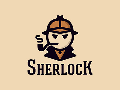 Sherlock animation branding design illustration intro logo logoanimation motion graphics outro ui