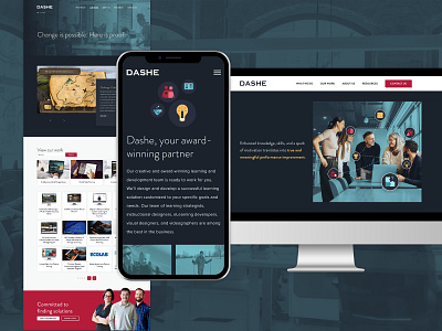 Dashe (dashe.com) ui user experience ux web design