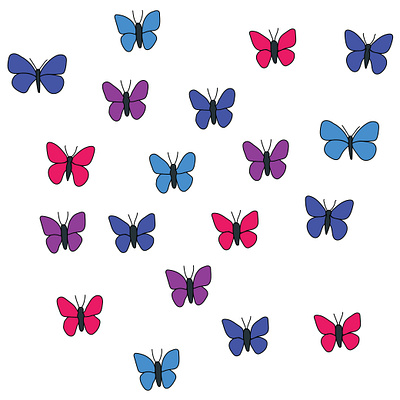 Butterflies pattern vector art art pattern vector