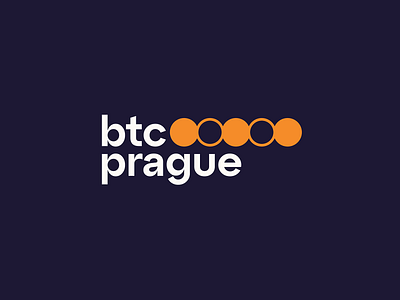 BTC Prague Conference 21 milion bitcoin branding conference crypto currency festival logo prague twenty one million visual identity
