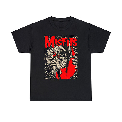 Misfits Vintage Shirt apparel design graphic design illustration misfits misfits punk rock shirt misfits vintage shirt punk rock rock music shirt
