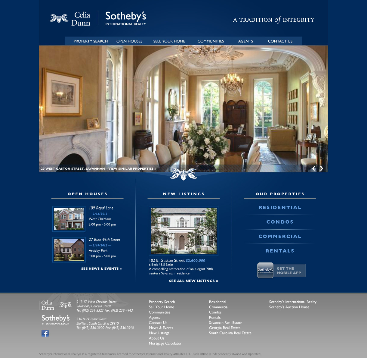 Sotheby's for Celia Dunn celia dunn portal real estate savannah search sothebys traditional