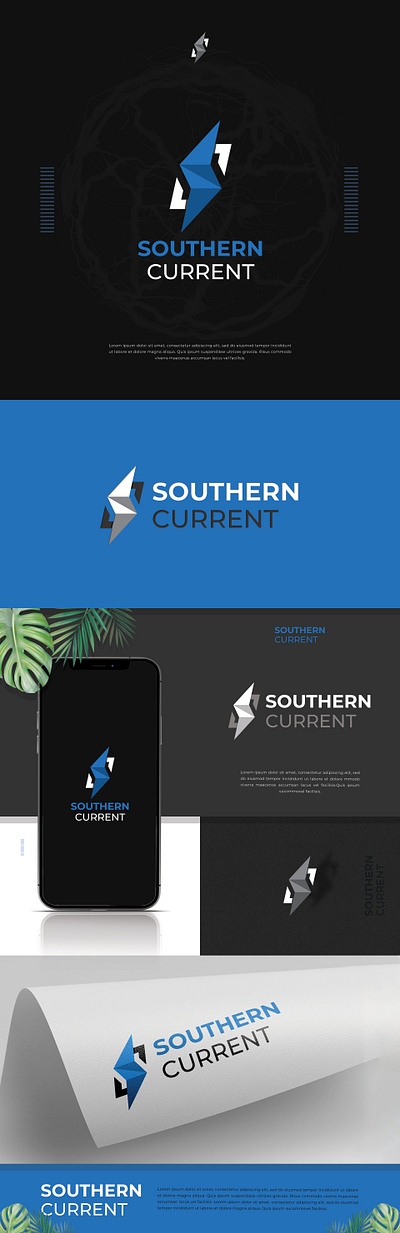 SOUTHERN CURRENT best bold branding classic clean creative graphic design logo minimal morden simple strong ui unique