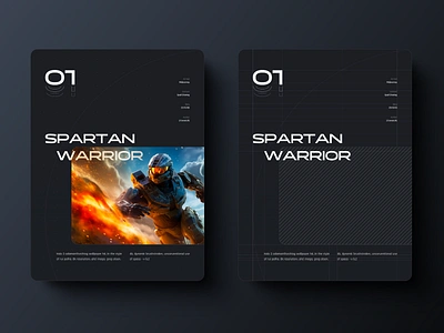 Spartan warrior design graphic design poster typography ui web