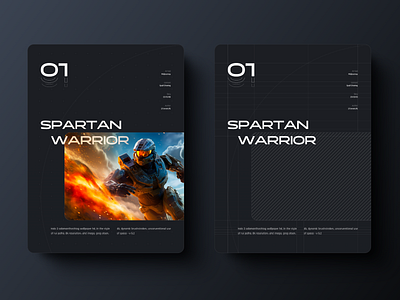 Spartan warrior design graphic design poster typography ui web