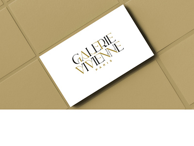 GALERIE VIVIENNE best bold branding classic clean creative graphic design logo minimal morden simple strong ui unique