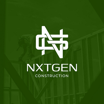 NxtGen Construction best bold branding classic clean creative graphic design logo minimal morden simple strong ui unique