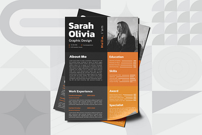 Modern Creative Corporate Resume Design Template graphic design professional