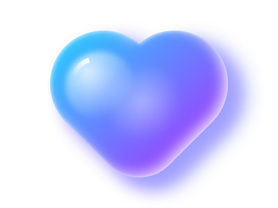 Daily UI - Heart 3d 3d heart 3d illustration blue design figma figmaui graphic design heart illustration logo minimal design purple ui ui design uiux vector