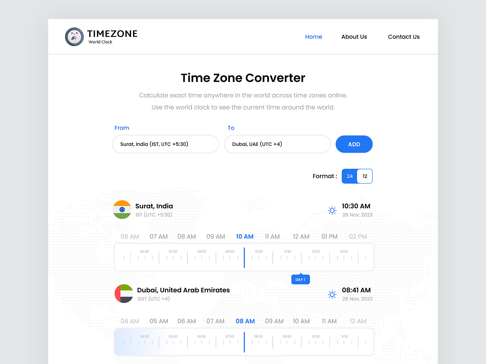 TimeZone Converter Website UI UX By Chintan Ravani On Dribbble timezone-converter-website-ui-ux-by-chintan-ravani-on-dribbble