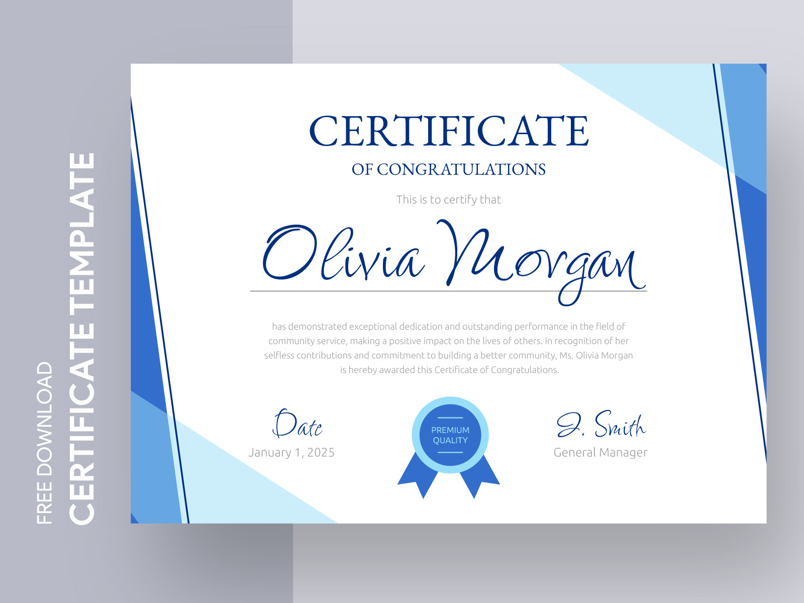 Congratulations Certificate Free Google Docs Template by Free Google ...