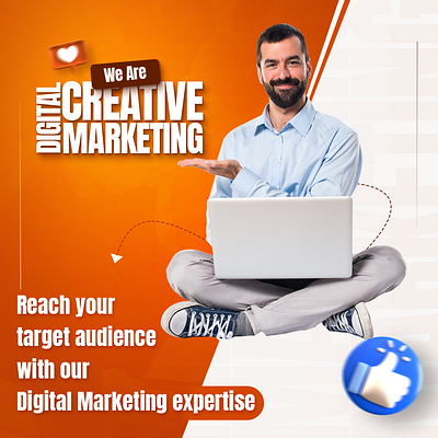Digital Marketing Poster Design audience branding creative design digital digital marketing poster graphic design logo marketing poster ui
