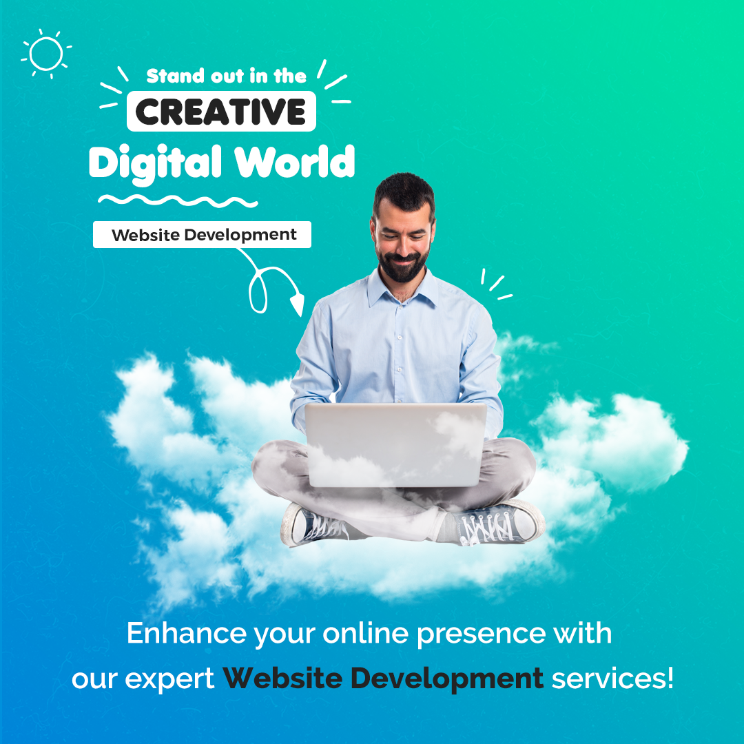 Website Development Services Poster Design animation app branding design development flyer graphic design illustration logo marketing poster social media ui ux vector web website