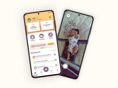 Child Stunting Prevention Mobile App ui