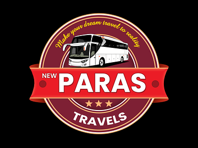 Paras Travels Logo Design branding design graphic design logo logo design paras paras travels logo design travels logo typography ui vector