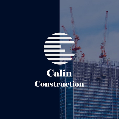 Calin Construction Logo . Indicate to a construction company 3d animation app branding design graphic design illustration logo ui vector