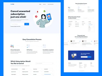 FinTech Website Homepage branding design finance fintech homepage illustration landing logo page redesign ui ux website