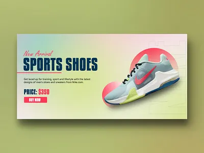 Shoes Web Banner | Shopify Web Banner, Header, Landing Page branding graphic design landing page shopify slider ui ux wesite design