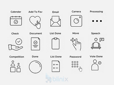 Here's A Miscellaneous Animated Icons add to fav animated animated icons calender camera competition creative icons document done email enter button icons miscellaneous miscellaneous animated icons move password processing speech vote done