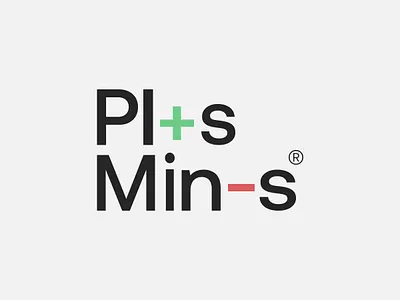 PlusMinus® Logo Design ala kallala alavisuals art brand branding design graphic design icon designer illustration logo logo designer logos mark negative logo smart logo ui