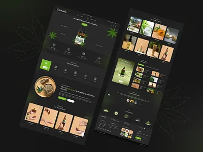 Cannabis - CBD Products Store bigcommerce cbd store design ecommerce ecommerce design ecommerce design store ecommerce store ecommerce website design graphic design illustration ui web web design web design service website website design website development