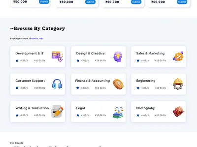 Freelance Website Design design freelance website homepage job website landingpage ui website