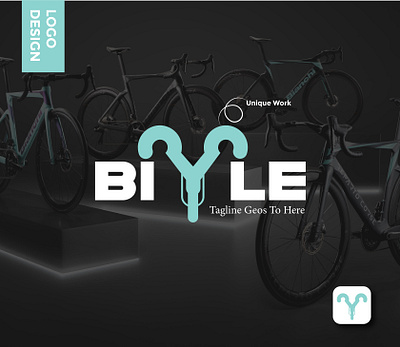 Bicycle Logo Design 3d animation branding design graphic design illustration logo logo design motion graphics typography ui ux vector