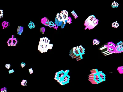 3D Art for brand 3d branding illustration logo nft