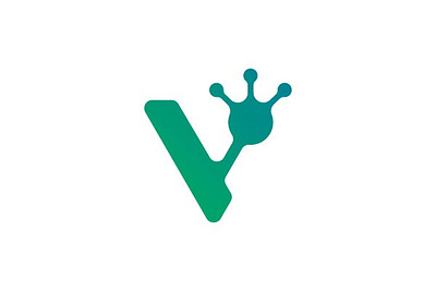 Frog Letter V Logo branding company brand logo company branding design graphic design logo modern vector