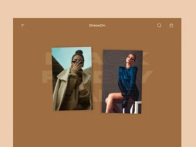 Dresson - Fashion aesthetic app blackfriday branding design design studio dresses fashion figma illustration logo sale studiolama ui user experience