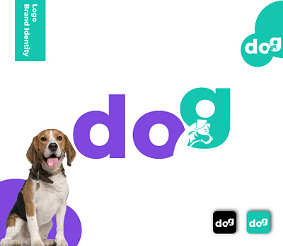 Dog Logo Design 3d animation branding design graphic design illustration logo logo design motion graphics typography ui ux vector