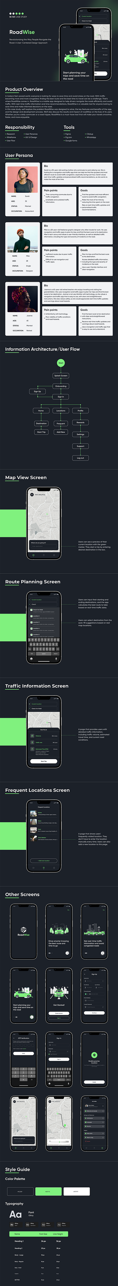 Road Wise Revolutionizing People Navigate branding ui ux