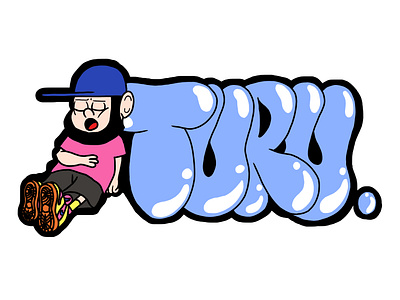 Turu. Graffiti. cartoon font graffiti turu turu always