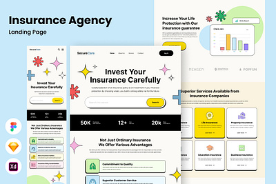 SecureCare - Insurance Agency Landing Page landing