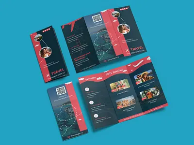 Travel Brochure Design ai branding brochure design discovermore dribbble escapereality luxurytravel marketing planning post seetheworld sotc travel travel agency traveladdict travelgoals trip world worldexplorer