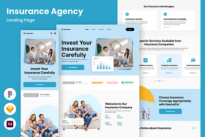 SentraCo - Insurance Agency Landing Page landing