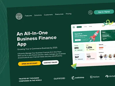 Finance Website Design branding dashboard design finance graphic design green homepagedesign illustration neat photoshop psd design website