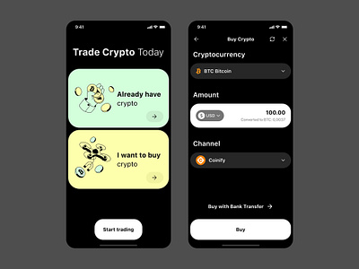 Go Crypto app app app design application best app concept crypto crypto app design illustration ios mobile token top app ui ui design ux ux design