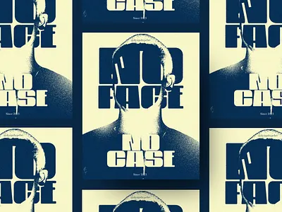 No Face No Case - Poster Design advertising design design design poster flyer design gradient map graphic design illustration old poster poster poster design retro design vintage vintage design vintage poster